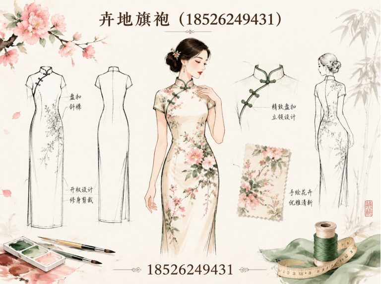 河北区津派旗袍展示图